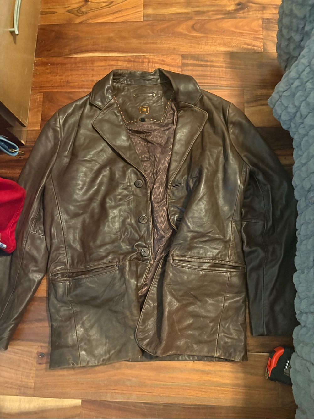 Wilsons‎ Leather Genuine Leather Brown Blazer Jacket Women’s Vintage Y2K coat